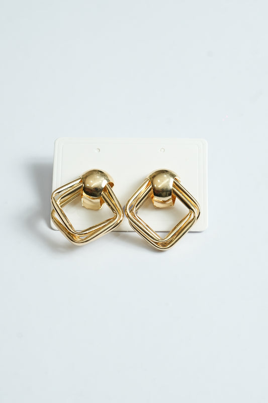 Edgy Elegance Studs